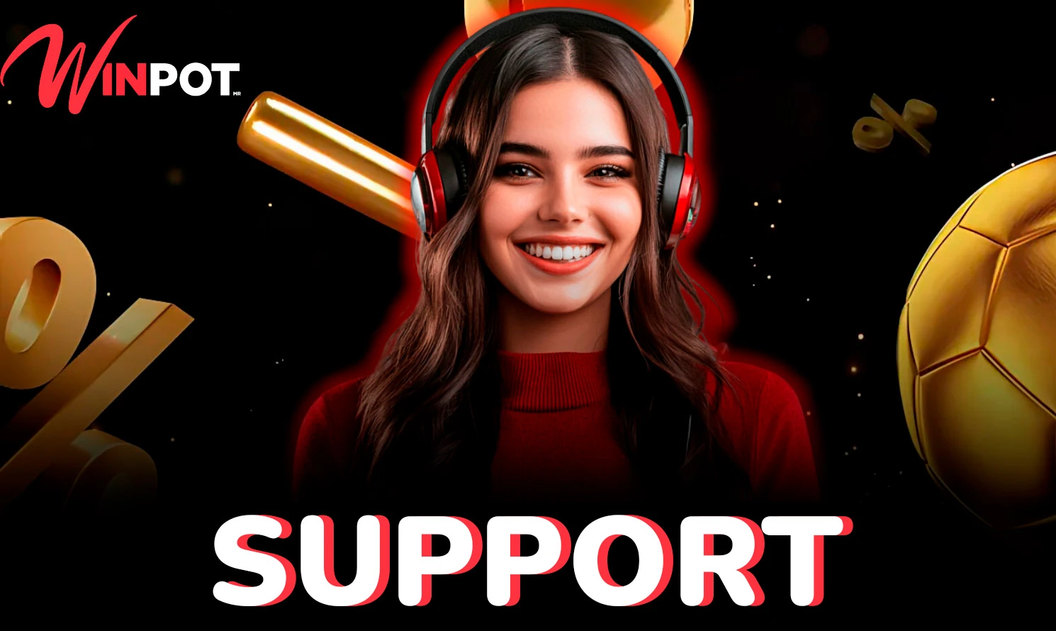 Customer support options at Winpot