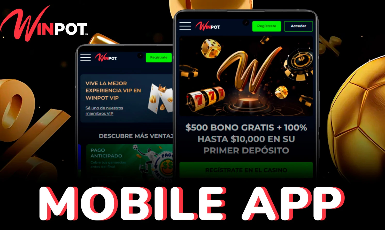 Using Winpot on a mobile device